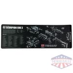 TEKMAT PSTL MAT FOR CZ SCORPION BLK