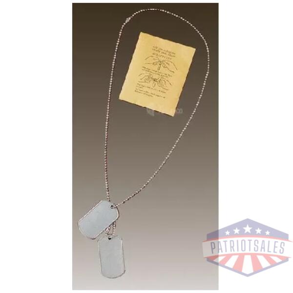 GI Stainless Steel Dog Tag Chains