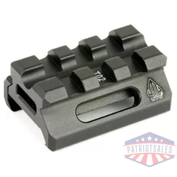 UTG SSLM PIC RISR MNT .5" HT 3 SLOTS