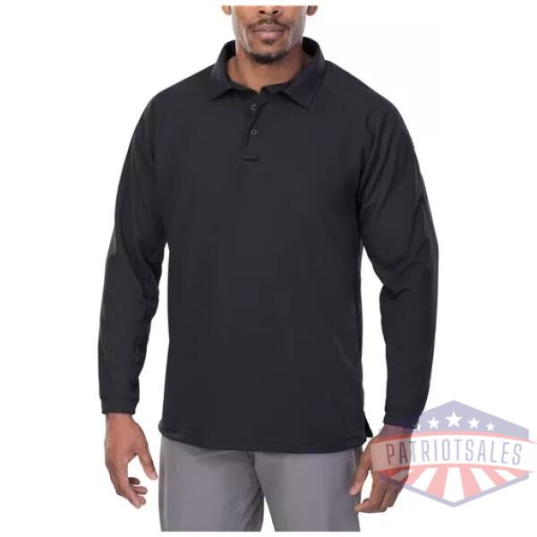 Vertx Coldblack Men's Long Sleeve Polo