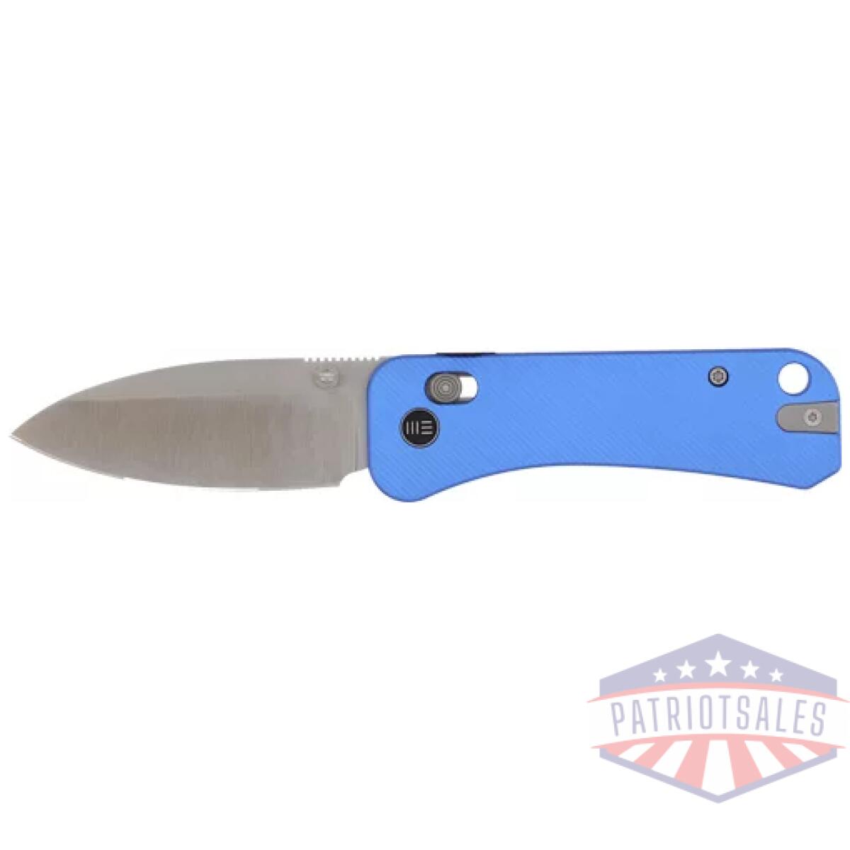 We230751. Webp - we knife banter 2 2. 87" blue - aluminum/satin crossbar lock - we230751