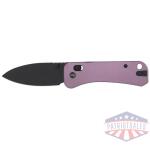 WE KNIFE BANTER 2 2.87" PURPLE - ALUMINUM/BLK STNWASH CROSSBAR