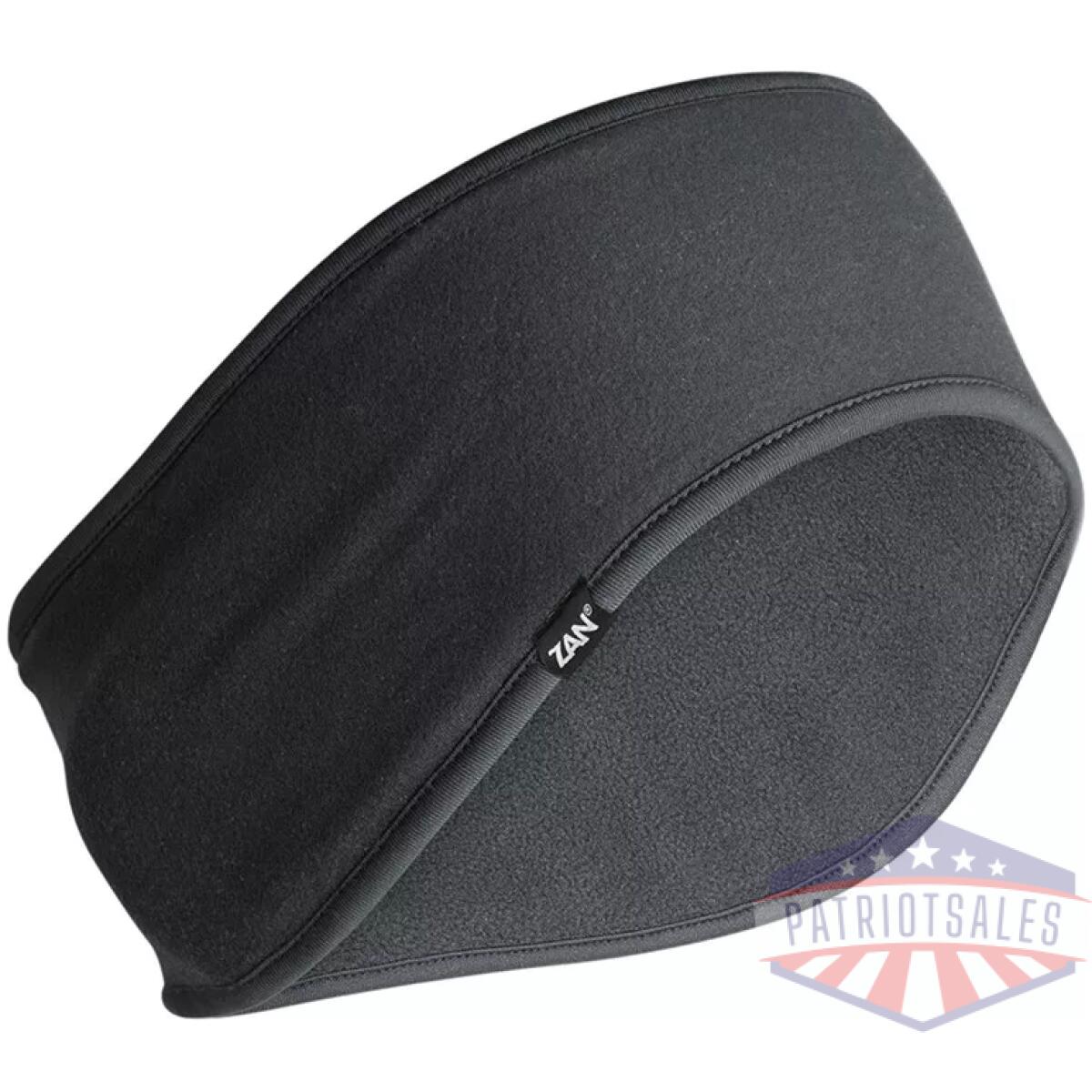 Zan-wewf114. Webp - ear headband sportflex low pile fleece - black - zan wewf114