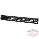GUNTEC ULTRA LIGHT HANDGUARD - 15" M-LOK BLACK