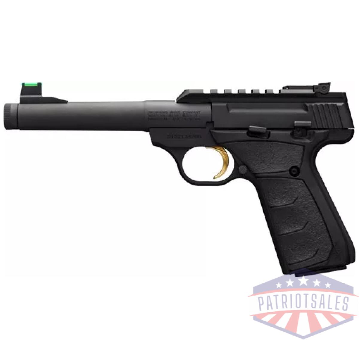 G051534490_left. Webp - browning buck mark plus camper - ufx 22lr 5. 5" threaded bld/syn - g051534490 left