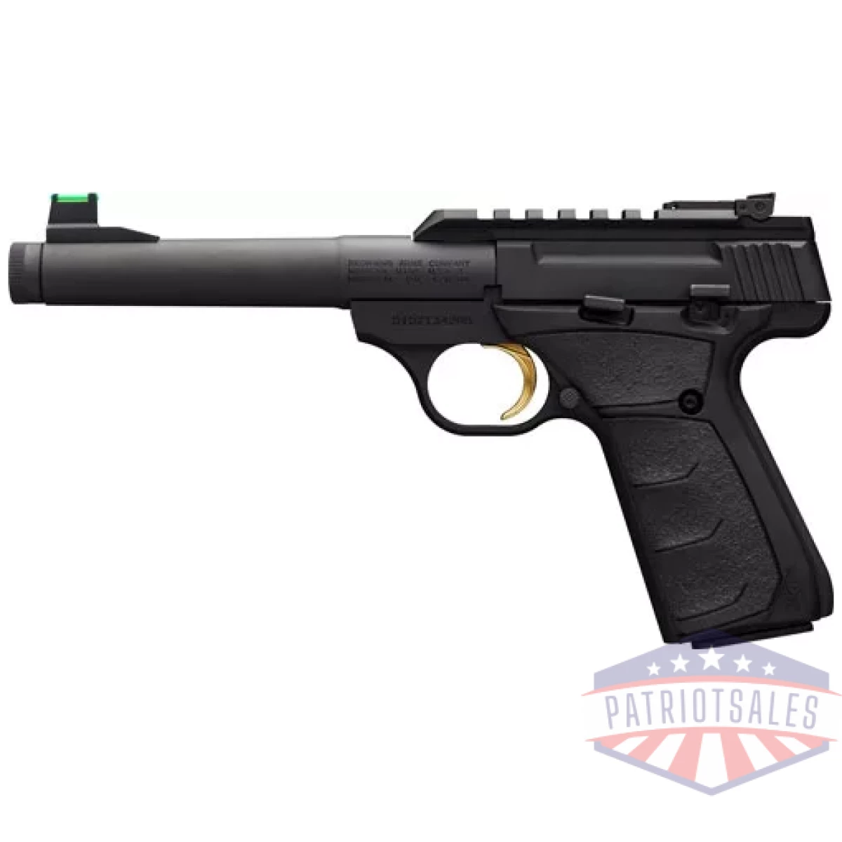 G051534490_left. Webp - browning buck mark plus camper - ufx 22lr 5. 5" threaded bld/syn - g051534490 left
