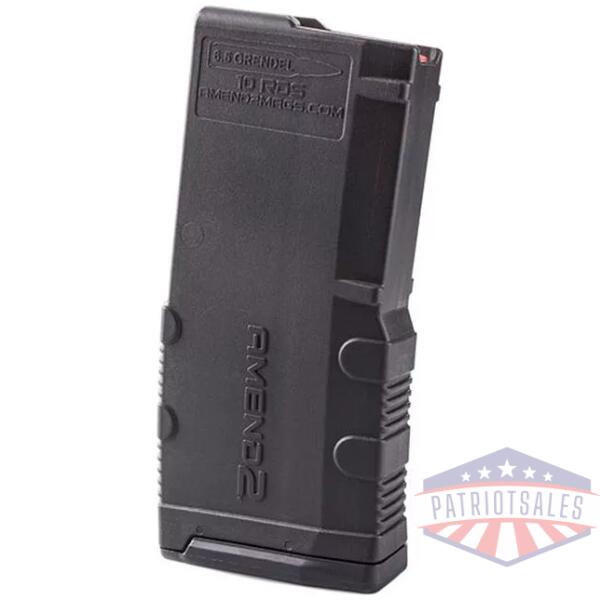 Amend2 AR-15 Polymer Magazine 6.5 Grendel 10/rd Black