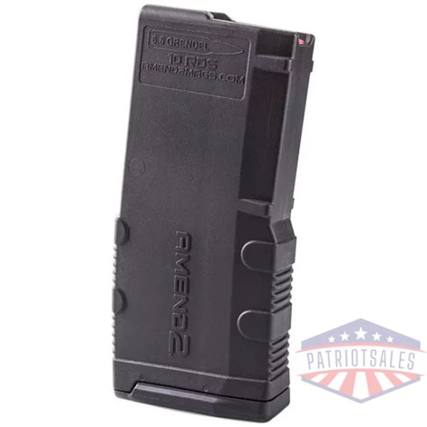 Amend2 AR-15 Polymer Magazine 6.5 Grendel 10/rd Black