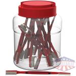 Birchwood Casey Dual Nylon Brushes in Plastic Tub 25/ct