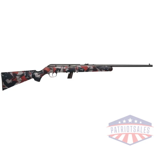 Savage Arms Model 64 F Rifle 22 LR 10rd Magazine 21" Barrel American Flag Optics Ready