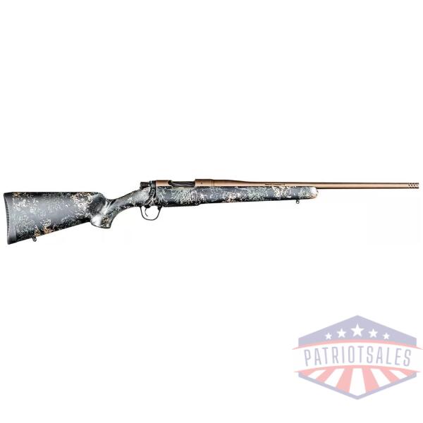 Christensen Arms Mesa FFT Rifle 7mm PRC 4rd 22" Burnt Bronze Barrel Carbon Stock with Green and Tan Accents