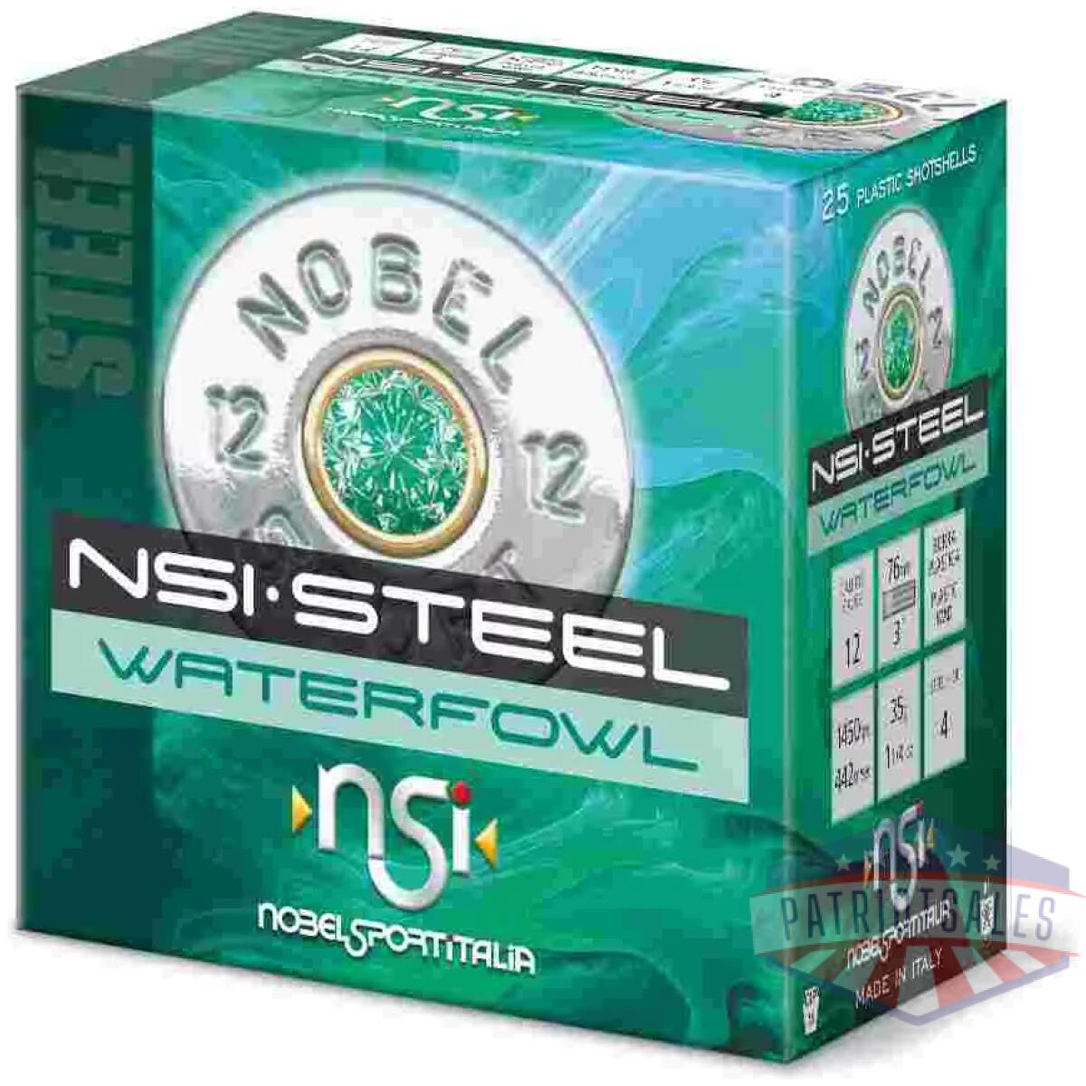 Https3a2f2fmedia. Chattanoogashooting. Com2fimages2fproduct2fepans123st42fepans123st4_2. Webp - nobel sport steel waterfowl shotshells 12 ga 3" 1-1/4 oz 1450 fps #4 25/ct - https3a2f2fmedia. Chattanoogashooting. Com2fimages2fproduct2fepans123st42fepans123st4 2