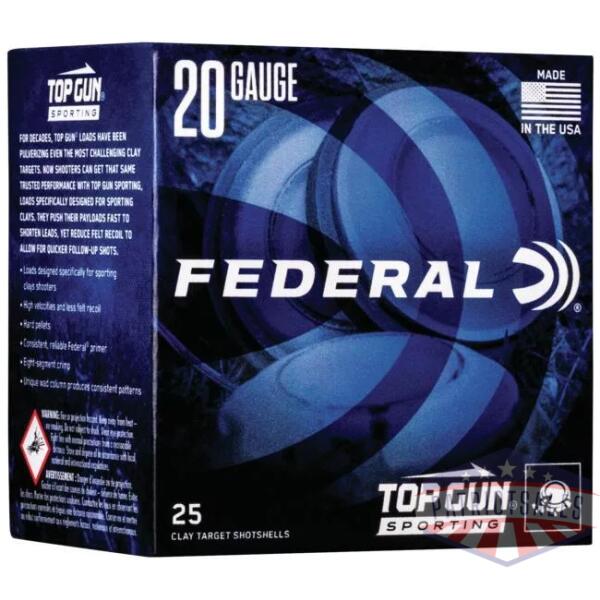 Federal Top Gun Sporting Shotshells 28 ga 2-3/4" 3/4 oz 1330 fps #7.5 25/ct