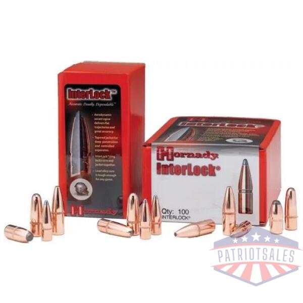 Hornady Interlock Bullets 8mm .323" 170 gr SST BT 100/ct