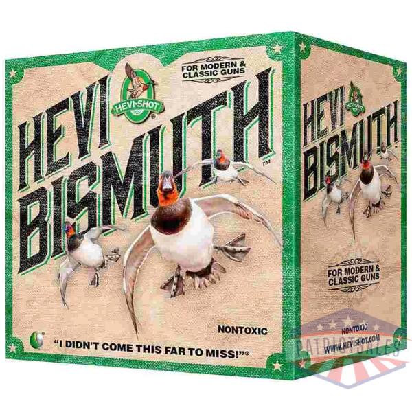 HEVI-Shot HEVI-Bismuth Shotshells 12ga 2-3/4" 1-1/4oz 1450 fps #4 25/ct