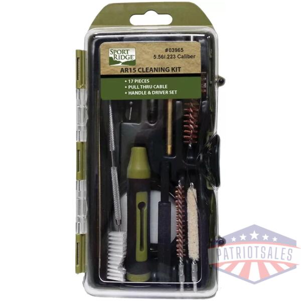 TacShield AR-15 Cleaning Kit Hard Case 17pc