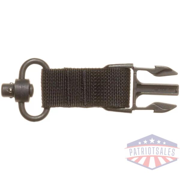 TacShield Side Release Buckle Attachment for QD Push Button Black