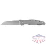 Kershaw Random Leek Reverse Tanto Assisted Folding Knife (3" Bead Blast)