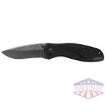 Kershaw Blur Folding Knife 3-2/5" Drop Point Blade Black