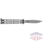 Kershaw Lucha Folding Knife 4-3/5" Drop Point Blade Silver