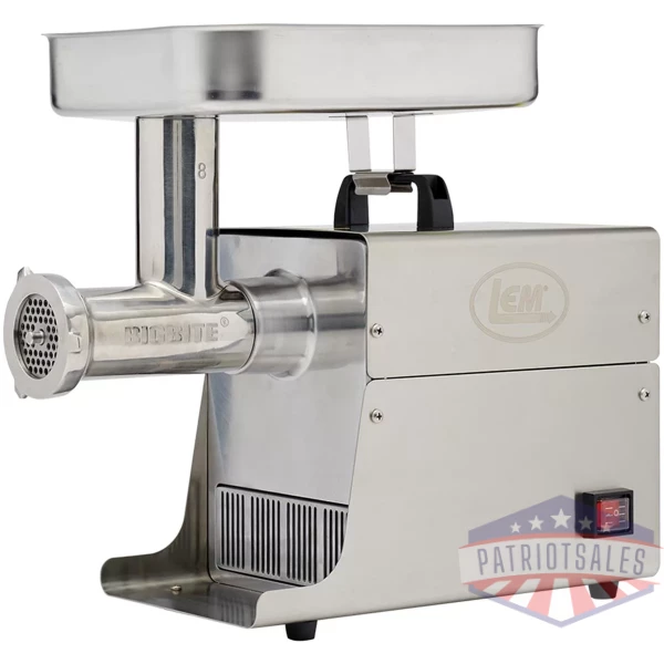 LEM Products #8 Big Bite Stainless Steel Electric Grinder