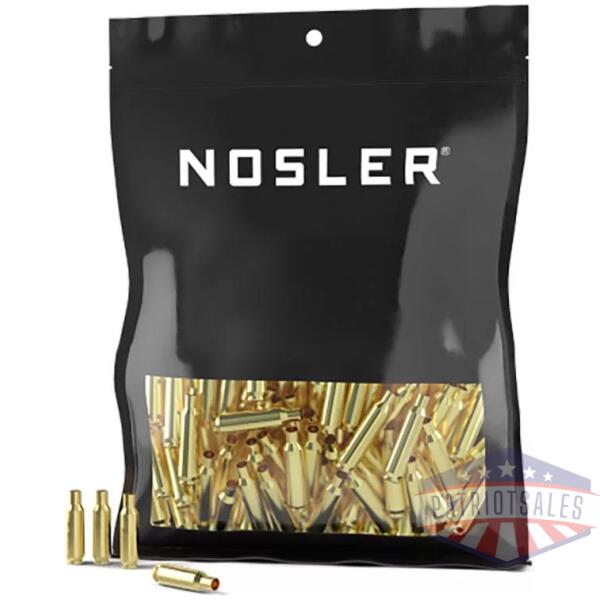Nosler Unprimed Unprepped Brass Rifle Cartridge Cases .204 Ruger 250/ct (BULK)
