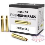 Nosler Unprimed Brass Rifle Cartridge Cases 50/ct .280 Rem