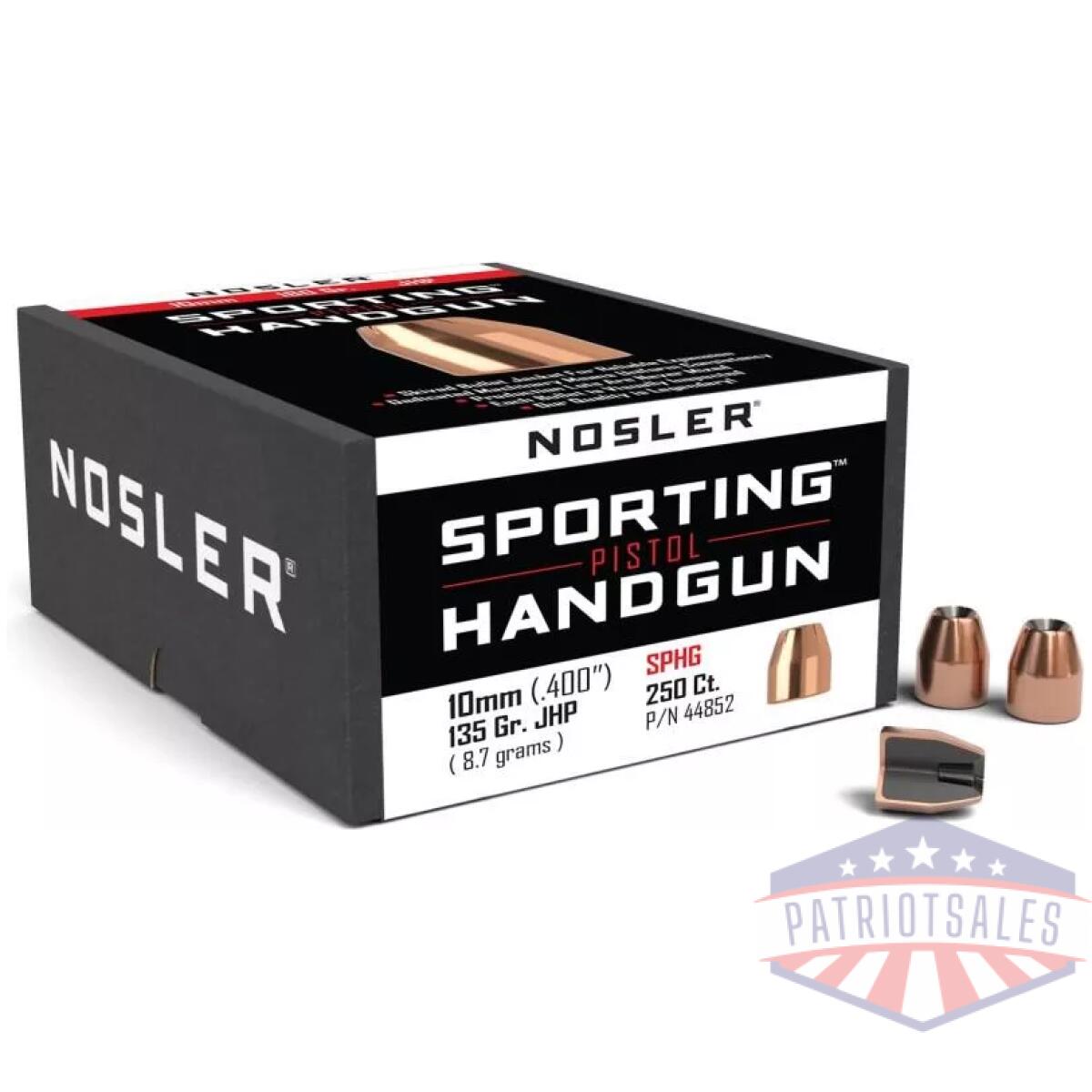 Https3a2f2fmedia. Chattanoogashooting. Com2fimages2fproduct2fno448522fno44852-1. Webp - nosler sporting handgun pistol bullets. 40/10mm. 400" 135 gr jhp 250/ct - https3a2f2fmedia. Chattanoogashooting. Com2fimages2fproduct2fno448522fno44852 1