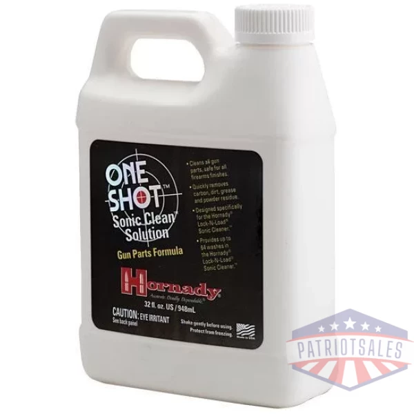 Hornady One Shot Sonic Cleaning Solution - Gun Parts Formula - 1 qt