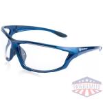 Smith & Wesson Major Full Frame Shooting Glasses Blue with Clear Lens