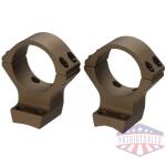 Browning X-Bolt Integrated Scope Mount System Mounts 30mm Med Smoke Bronze Cerakote