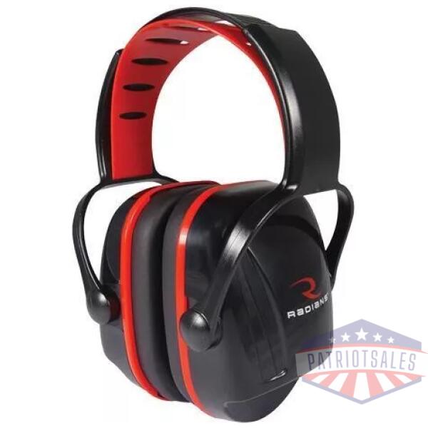 Radians X-Caliber Small Earmuff - Red/Black 22db NRR