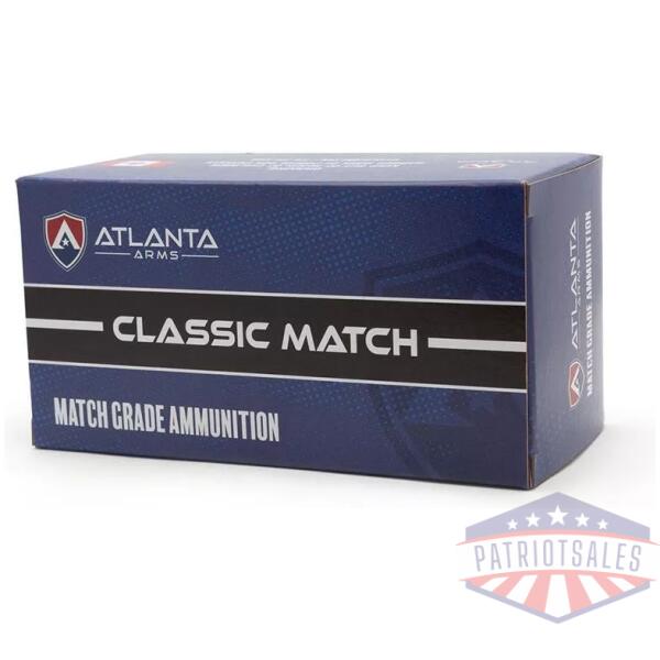 Atlanta Arms Classic Match Handgun Ammunition .38 Spl 148gr FMJ 850 fps 50/ct