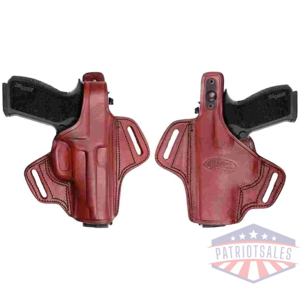 Tagua Gunleather Thumb Break Belt Holster for Colt Gov't 1911 Brown Right Hand