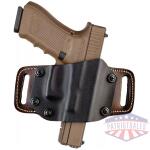 TX 1836 Mini Partner-Kydex/Leather for Most Glocks  9mm/40 mm Blk RH