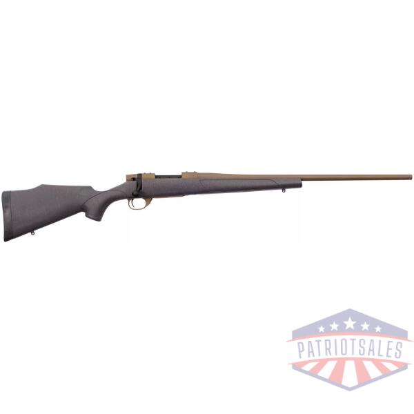 Weatherby Vanguard Weatherguard Rifle .308 Win 3rd Magazine 26" 1/2x28 Threaded Barrel Black Bronze