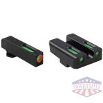 Truglo TFX Pro Tritium/Fiber-Optic Day/Night Sight - Walther PPS/M2 Set Pro ORN