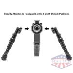 utg bipod recon flex m-lok - matte blk center h 8.0"-11.8"