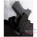 DESANTIS MINI SLIDE HOLSTER - OWB RH LTHER M&P SHLD 9/40 BLK