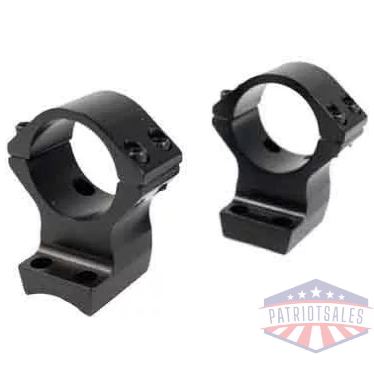 12506. Webp - browning x-lock mounts 1" high - 2pc black gloss for x-bolt - 12506