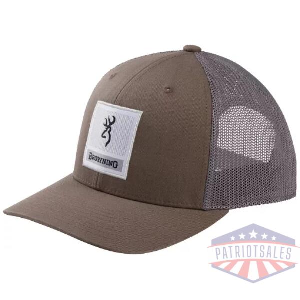BROWNING CAP PROWLER MESH SNAP - BACK SQ BCKMK PATCH PEWTR OSFM