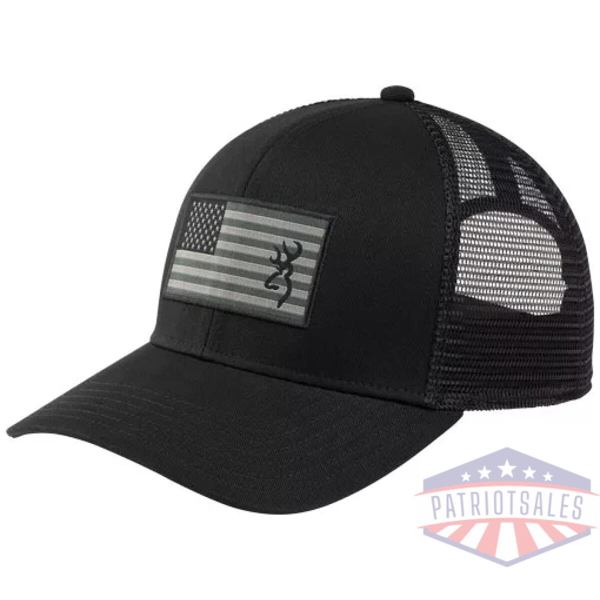 308396991. Webp - browning cap glory mesh snap - back amer flag patch blk osfm - 308396991