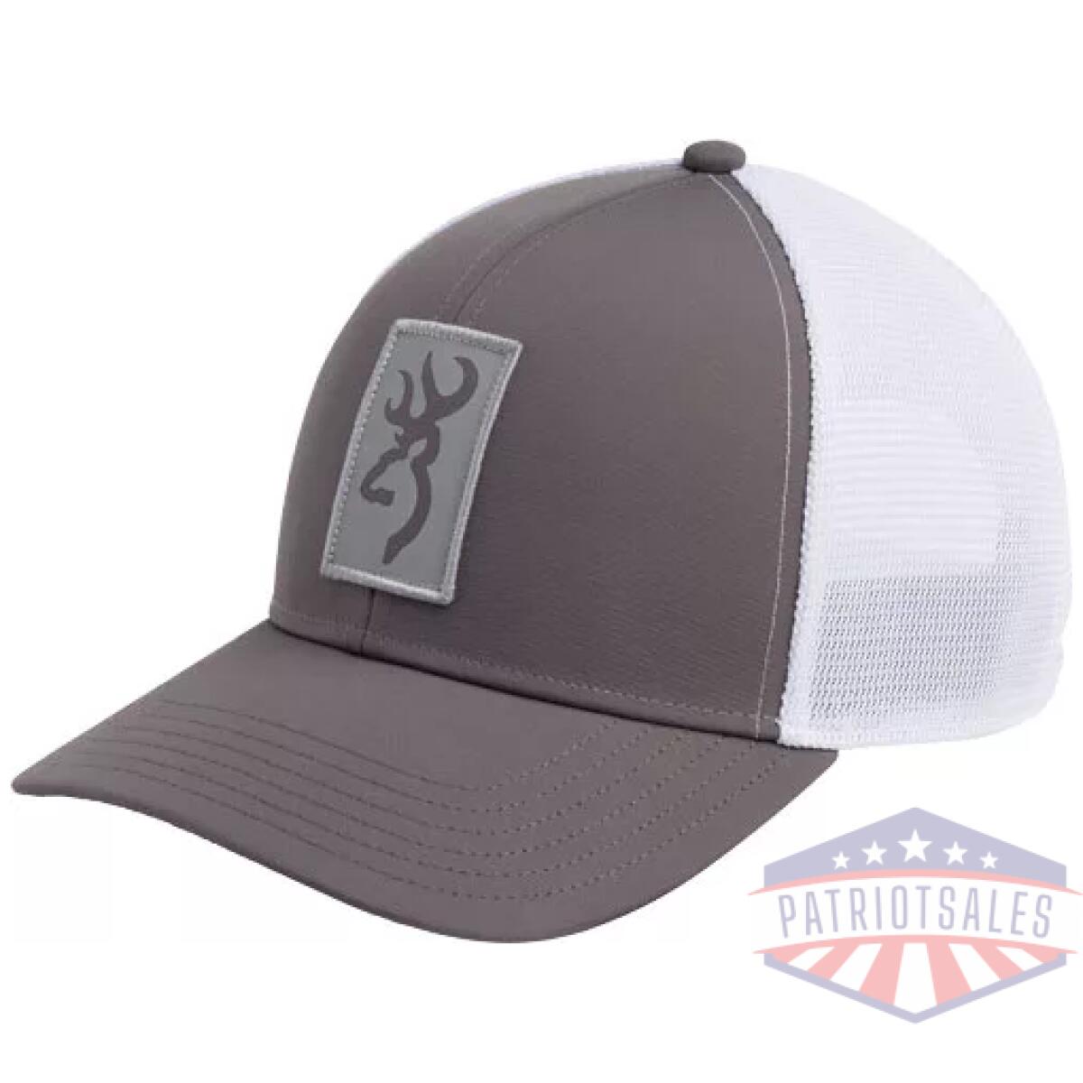 308734691. Webp - browning cap beacon logo - gray w/rectangle patch adj - 308734691