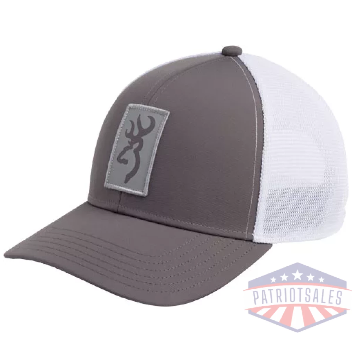 308734691. Webp - browning cap beacon logo - gray w/rectangle patch adj - 308734691