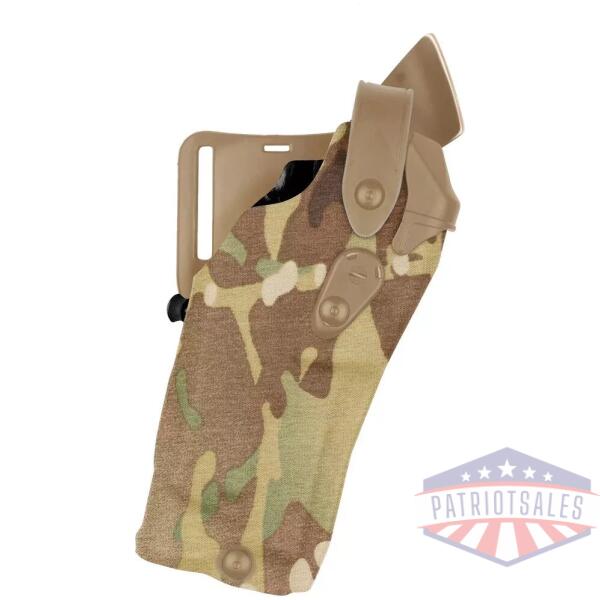 Model 6360RDS ALS/SLS Mid-Ride, Level III Retention Duty Holster for Glock 17 MOS w/ Light