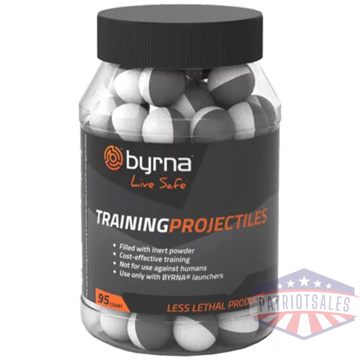 810042110540_1. Webp - byrna inert projectiles 95 - count tub. 68 cal - 810042110540 1