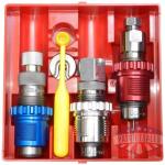 LEE CARBIDE 3-DIE SET & - BREECH LOCK BUSHINGS 380 ACP