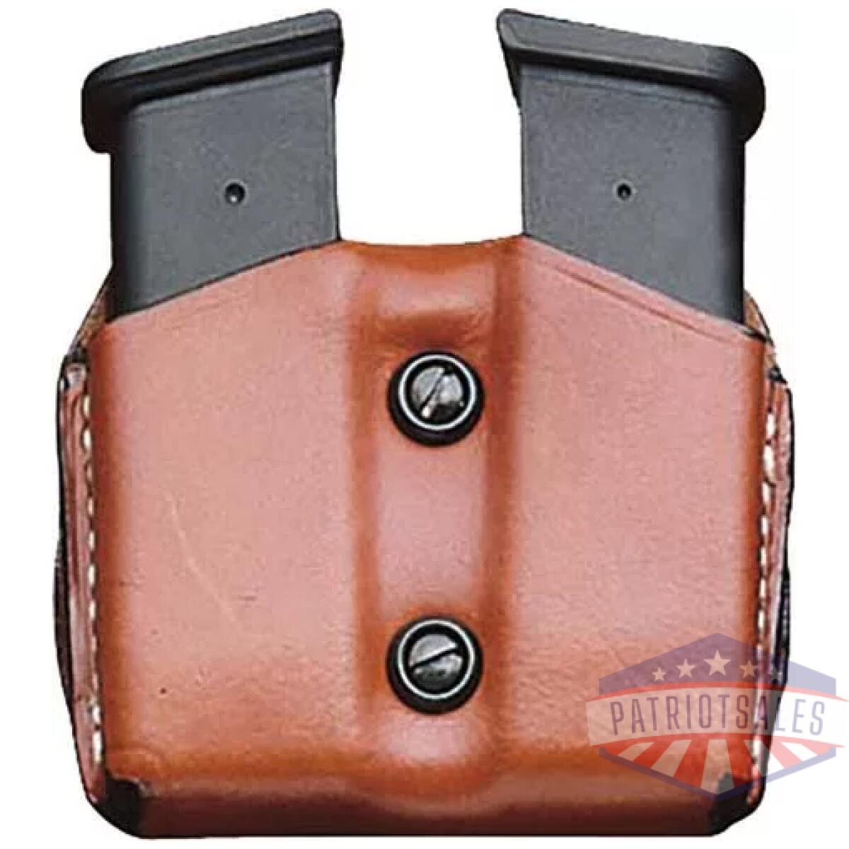 A01tjkkz0. Webp - desantis double mag pouch owb - leather sig p365 tan - a01tjkkz0