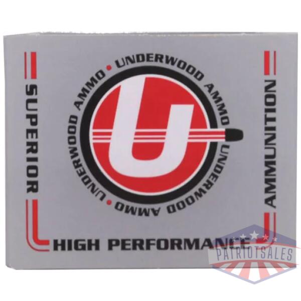UNDERWOOD 9MM LUGER 147GR - JHP 20RD 10BX/CS