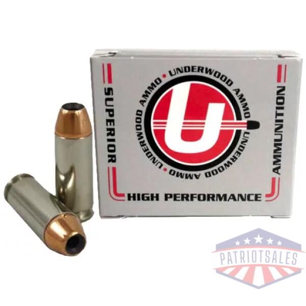 UNDERWOOD 10MM 135GR JHP - 20RD 10BX/CS
